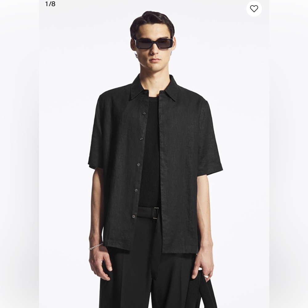 COS Short Sleeved Linen Shirt